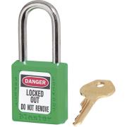 Master Lock 0410 Zenex Thermoplastic Safety Padlock 38mm Green
