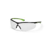 Uvex 9193-425 Sportstyle Spectacle Black Green Frame Clear Lens Each