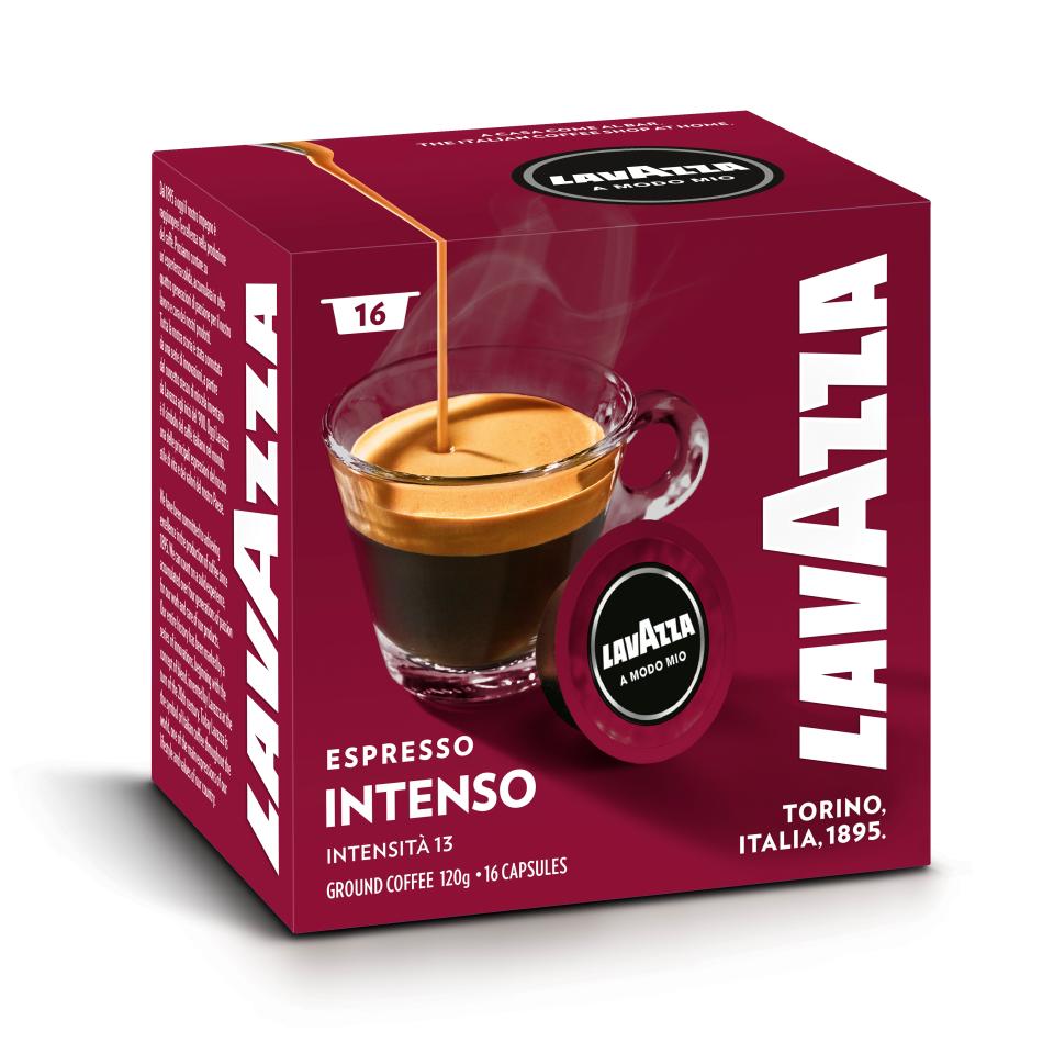 Lavazza A Modo Mio Coffee Capsules Intenso 7.5g Box 16 Winc