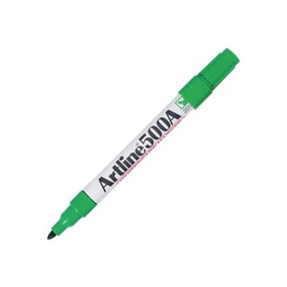 Artline 500A Whiteboard Marker Bullet Green