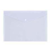Winc Document Wallet Polypropylene Button A4 Clear