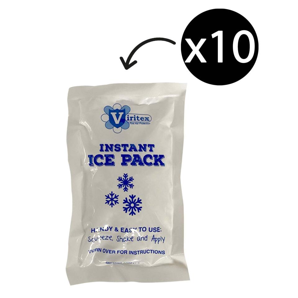 Viritex Instant Medical Ice Pack Large 12cm x 24cm Pack 10 Image