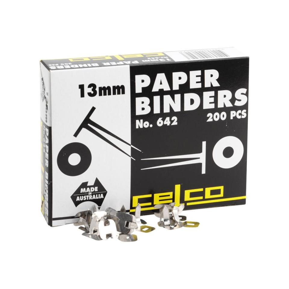 Esselte 0006420 Paper Binder No.642 13mm Box 200