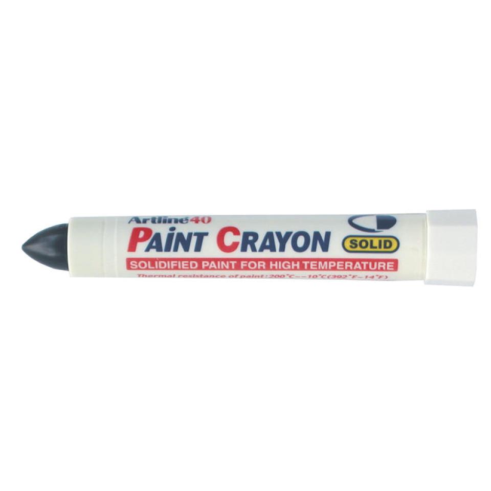 Artline 40 Paint Crayon Industrial Marker Black Winc   Lgsq 