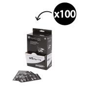 Scope Optics Aquaclean Plus Anti-Bac Spectacle Cleaning Wipes Box 100