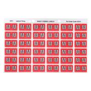 Avery M Side Tab Colour Coding Labels for Lateral Filing - 25 x 38mm - Pink - 180 Labels