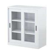 Steelco Cabinet Sliding Glass Door Lockable 1015h x 1500w x 465dmm