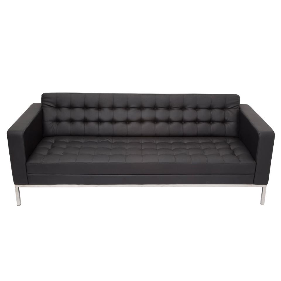 Rapid Line Venus 3 Seater Lounge 750h x 2010w x 730d mm Black Image