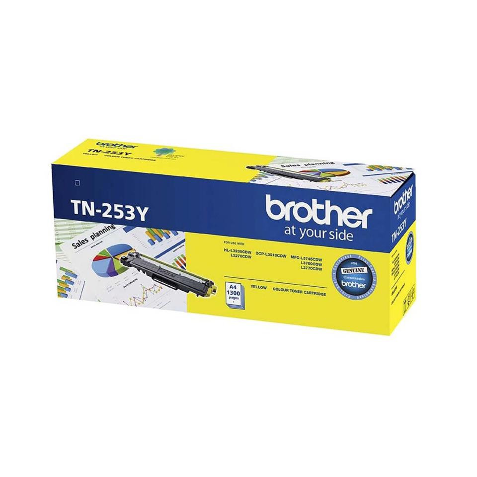 Brother TN-253Y Yellow Toner Cartridge 1.3k