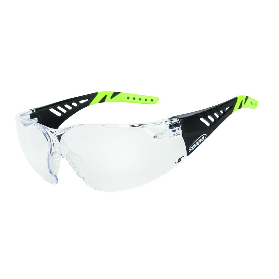 Scope Biosphere 500Bc Black And Lime Frame Clear Lens