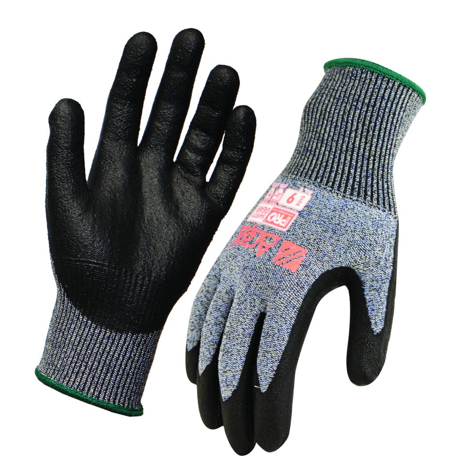 ProChoice Arax Touch Gloves Cut Resistant PU Palm Grey Pair