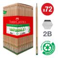 Thumbnail image of Naturals Graphite Pencils 2B with Eraser Tip - Box of 72