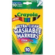 Crayola Ultra Clean Fineline Markers Pack Of 10