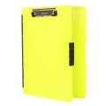 Thumbnail image of Dexas Slimcase 2 Side Open Storage Clipboard A4 Neon Yellow