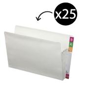 Avery Lateral Note Concertina Expansion Wallet White Pack 25