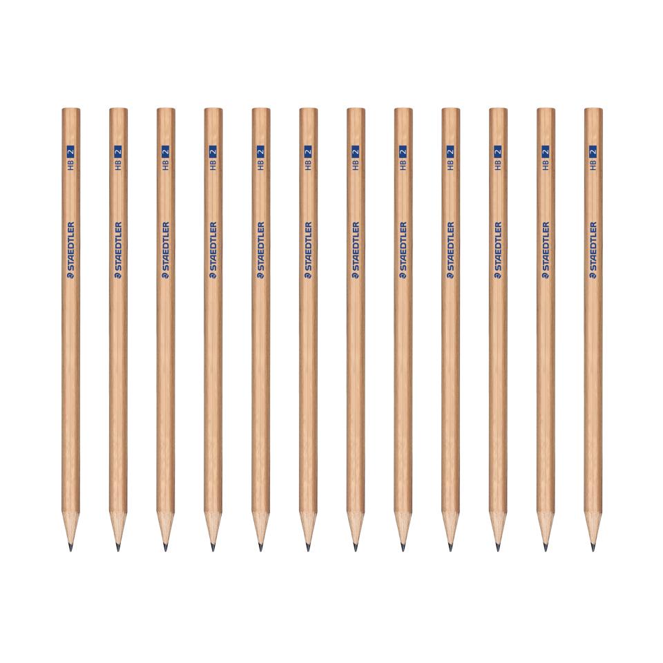 Staedtler Natural Graphite Pencils HB Box 12 Winc