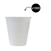 Tailored Packaging Plastic Cup 185ml/6Oz White Carton 1000
