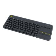 Logitech K400 Plus Wireless Touch Keyboard Black