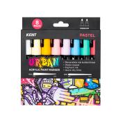 Kent Urban Acrylic Paint Marker Pastel Set Of 8