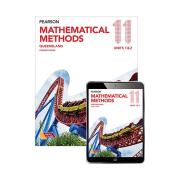 Pearson Mathematical Methods QLD 11 Units 1 & 2 Student Book / Reader+