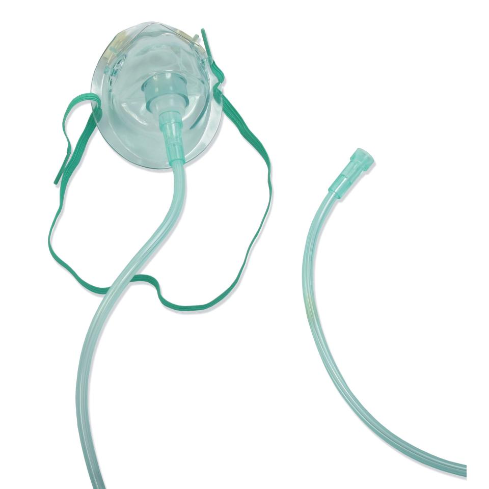 Uneedit Adult Oxygen Mask With Tubing Oxymskadtb