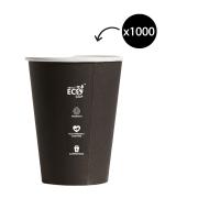 Truly Eco Single Wall Coffee Cup Black 12oz Carton 1000