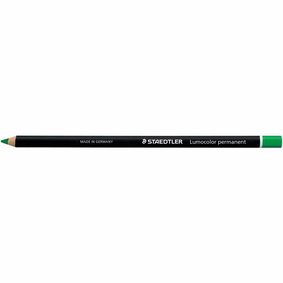 Staedtler Glasochrom Chinagraph Pencil - Green Box 12