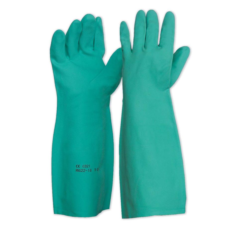 Pro Choice Nitrile Chemical Gauntlet Gloves 45cm Pair