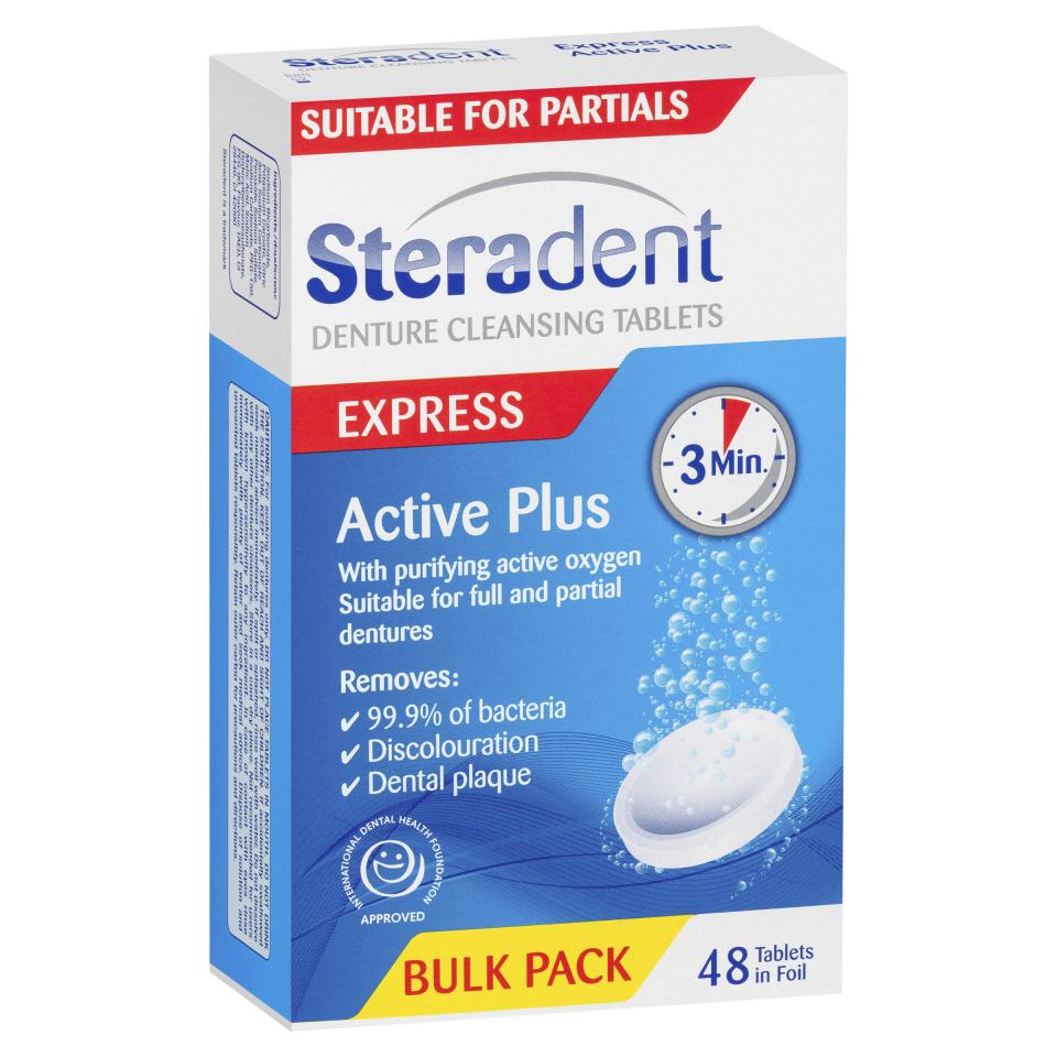 Steradent Active Plus Tablets Packet 48