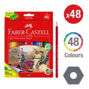 Faber-castell Classic Colour Pencils Assorted - Pack of 48 