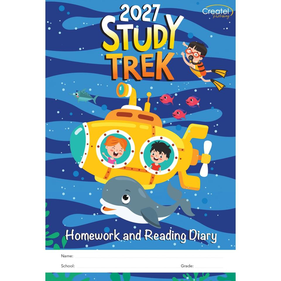Studytrek Homework & Reading Diary 2027 Createl Publishing Image