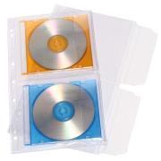 Cumberland CD Sleeve with Flap Clear