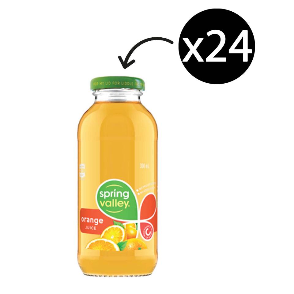 Spring Valley Orange Juice 300ml Carton 24 Image
