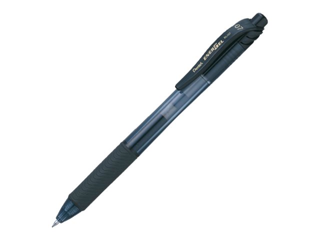 Pentel BL107 EnerGel-X Retractable Gel Pen Fine 0.7mm Black Box 12 | Winc