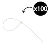 Utilux Cable Tie Plt4S-C 370 x 7.6 mm Clear Pack 100