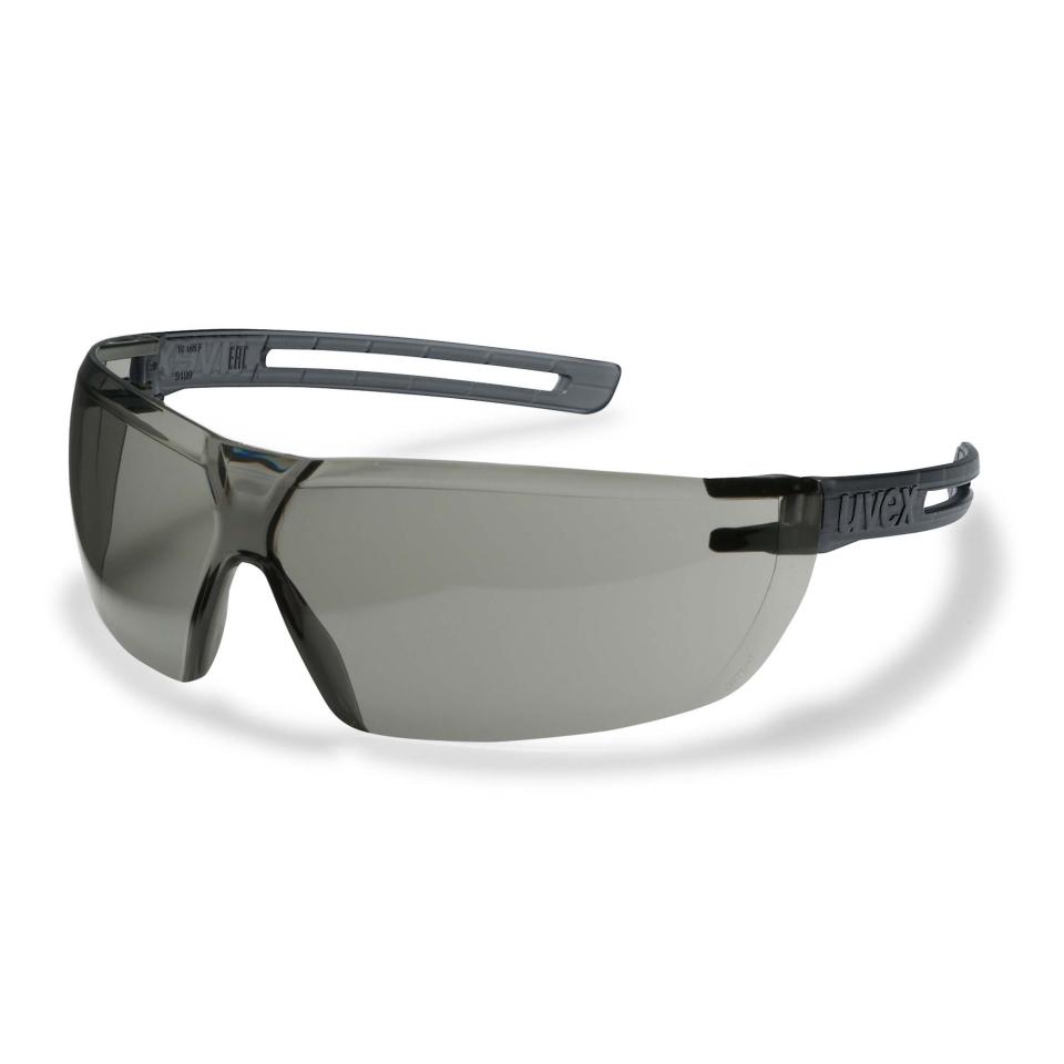 Uvex X-fit Safety Glasses Grey 14% SV Excellence Lens Grey Arms