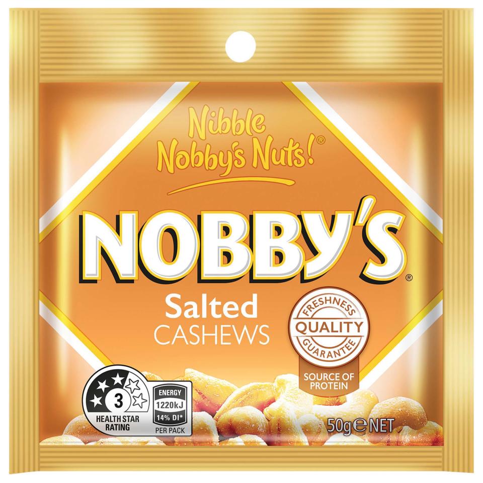 Nobbys Salted Cashews 50g