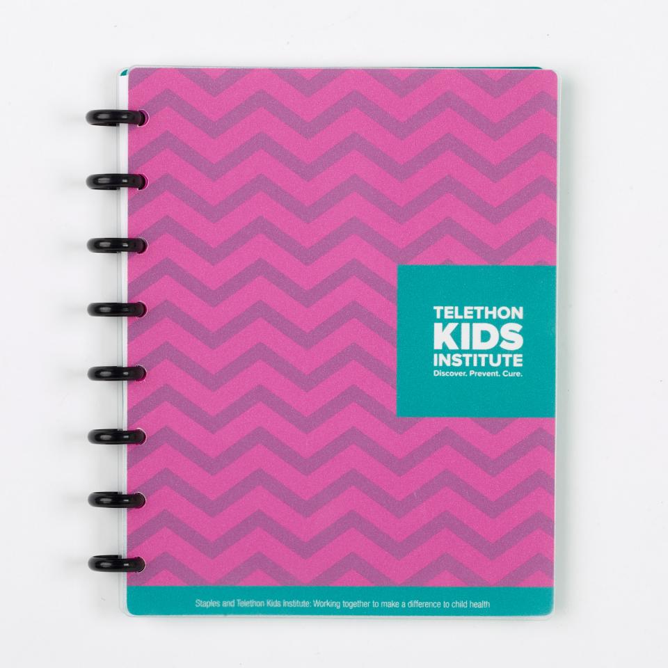 Telethon Kids Institute ARC Poly Notebook A5 Pink