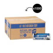 Austar Kitchen Tidy Bin Liners 450 x 540mm 18L White Roll 50 Carton 1000
