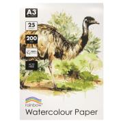 Rainbow Watercolour Pad 200gsm A3 25 Sheets