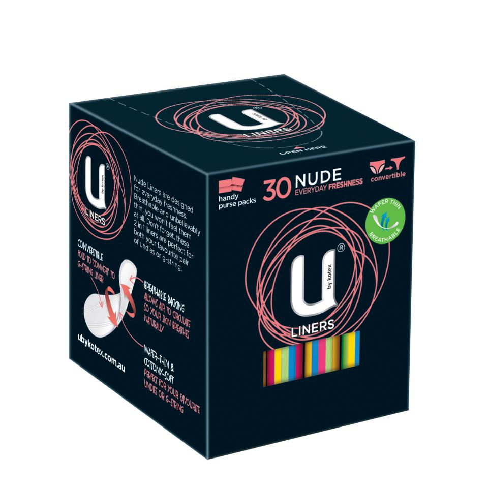 U By Kotex Liners Nude Pack 30