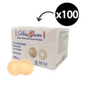 Diaguru Spot Plaster Waterproof Sterile 25mm Diameter Box 100