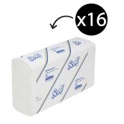 Scott 4457 Optimum Hand Towel Large 305 x 210mm White 150 Towels Pack Carton 16