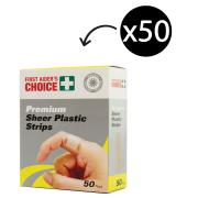 Integrity Health & Safety Indigenous Adhesive Plastic Strips Pack 50