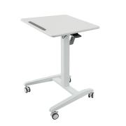 Visionchart Height Adjustable Mobile Desk 700W x 560D x 780-1130Hmm White