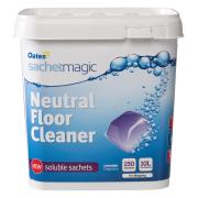 Oates Neutral Floor Cleaner Sachets Bucket 150 Sachets