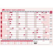 Sasco 2024 Compact Year Wall Planner 594 x 420mm