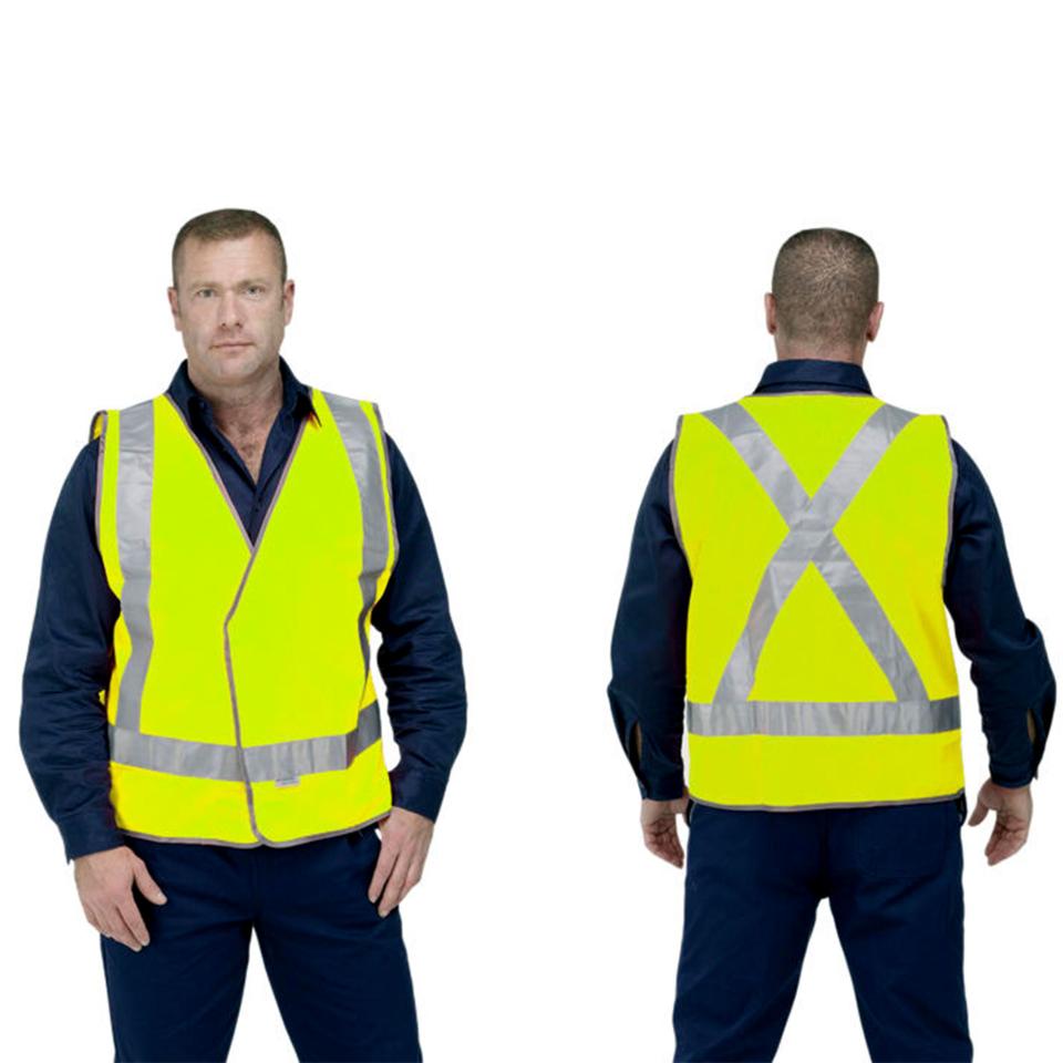 Guardian Safety Vest Yellow Day And Night 2Inch Reflective Tape XL | Winc