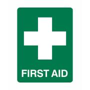 Brady 835331 First Aid Sign Polyproylene 450H X 300W mm