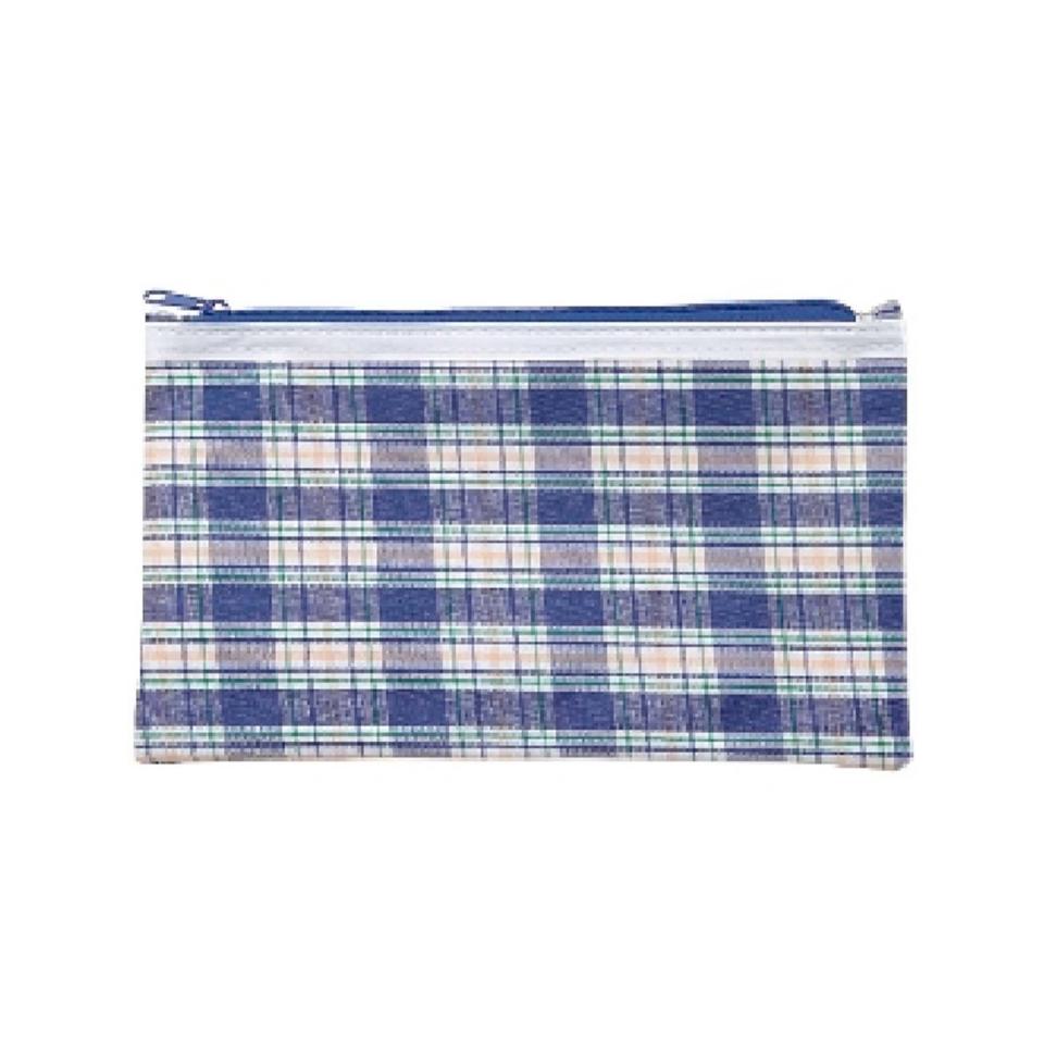 Winc Tartan Pencil Case 1 Zip Pouch 215x125mm Image